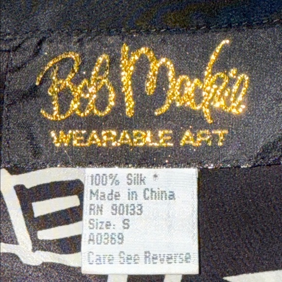 Bob Mackie Wearable Art 100% Silk Zodiac Kimono SZ Small - Picture 8 of 8